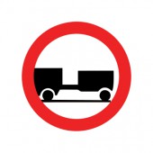 عبور کامیون یدک دار ممنوع